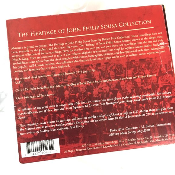 John Philip Sousa Heritage 18 Discs CD Box set - Picture 11 of 12